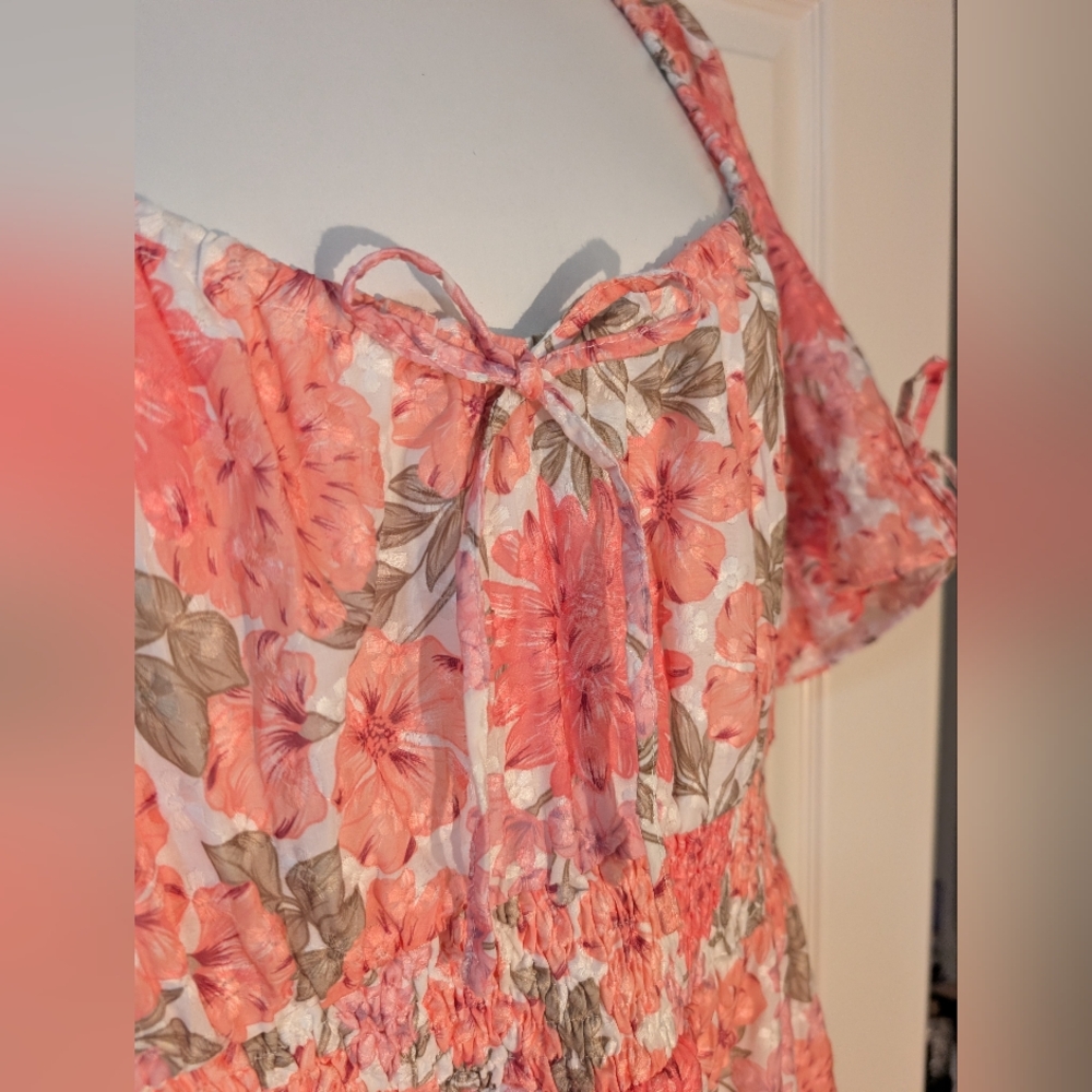 Adelyn Rae Pink Floral Dress - Picture 6 of 10